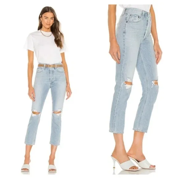 Agolde Riley Jeans Clear Skies