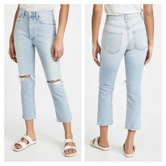 Agolde Riley Jeans Clear Skies