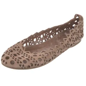 Alaïa Suede Printed Ballet Flats - 38.5