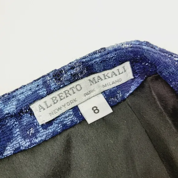 ALBERTO MAKALI Designer Sparkly Lace Skirt
