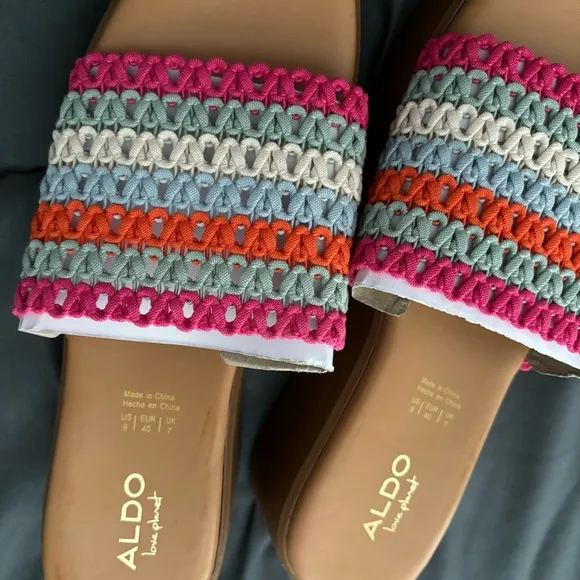 Aldo Knit Chunky Sandals