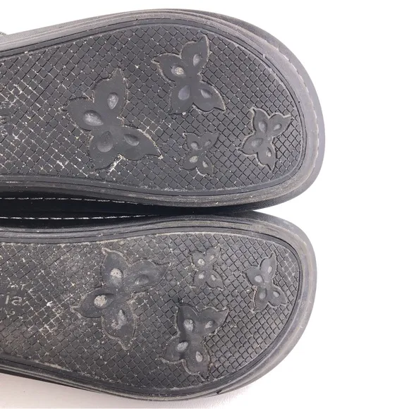 Alegria 'Donna Black Small Dogs' Clog Slides EUR 38