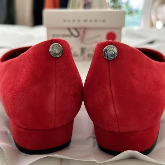 Alex Marie Red Suede Flats