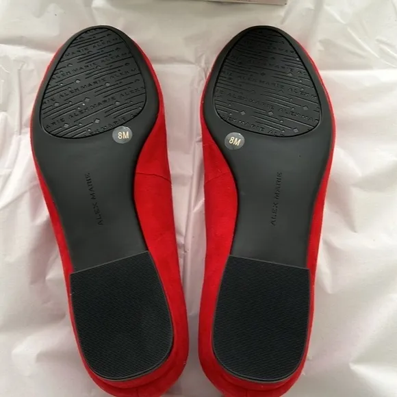 Alex Marie Red Suede Flats