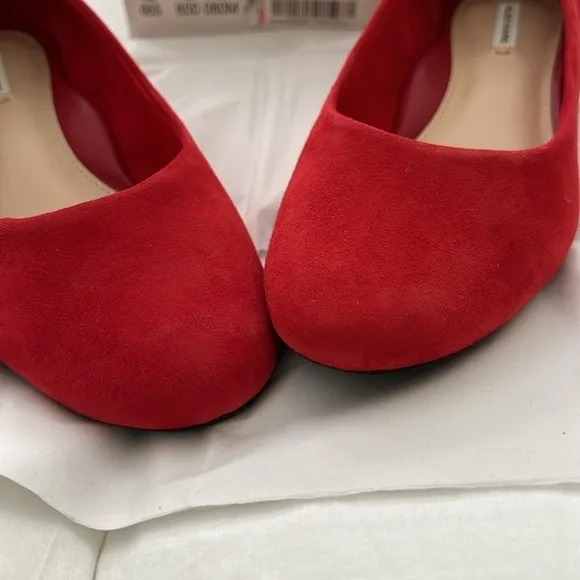 Alex Marie Red Suede Flats