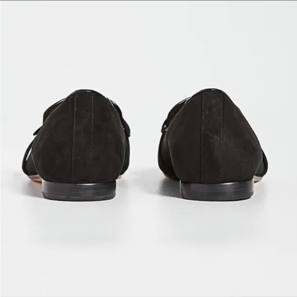 Alexandre Birman Clarita Slipper Black Suede Leather 40 9.5