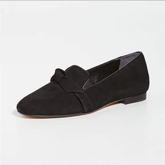 Alexandre Birman Clarita Slipper Black Suede Leather 40 9.5