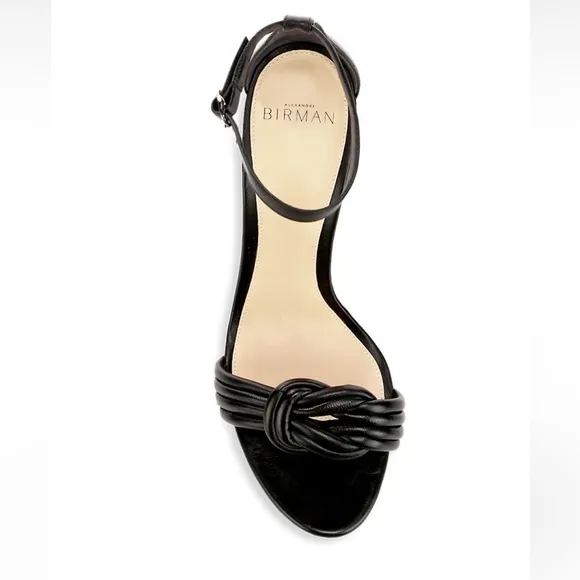 Alexandre Birman Vicky Knotted Leather Sandals