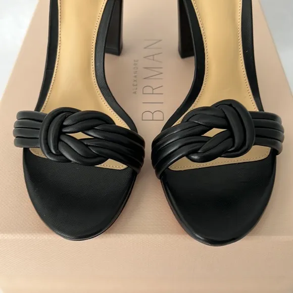 Alexandre Birman Vicky Knotted Leather Sandals