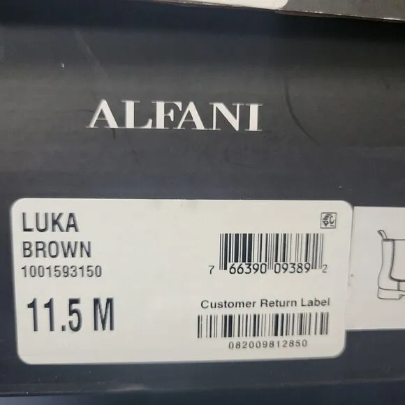 ALFANI Luka Chelsea Boots Men's. Size 11.5.  New In Box $99
