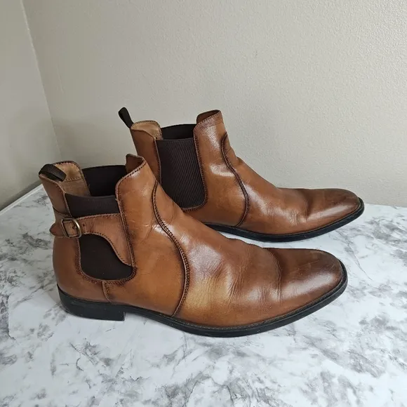 Alfani Men's Leather Dress Boots