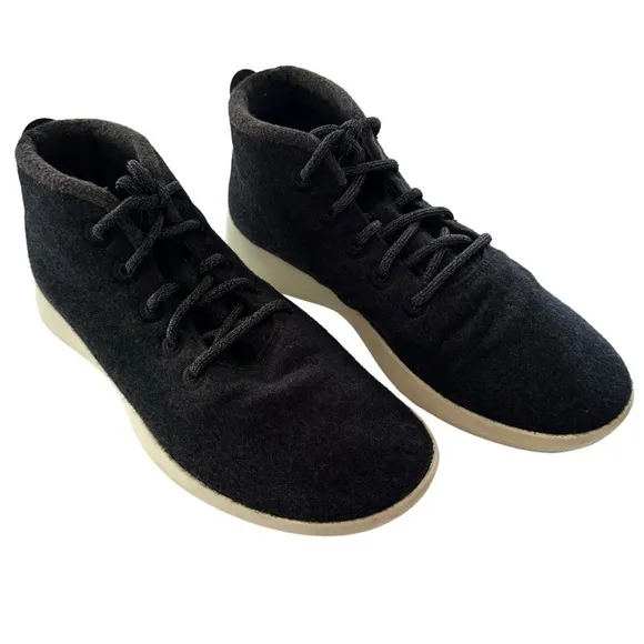 ALL BIRDS MIZZLE GREY WOOL HIGH-TOPS SIZE 11