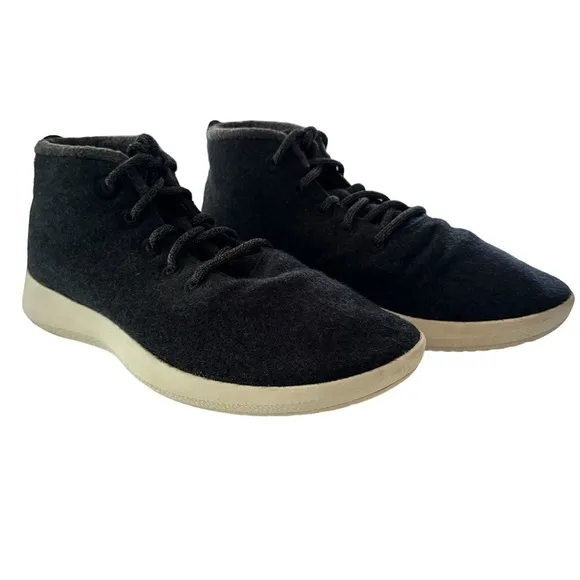 ALL BIRDS MIZZLE GREY WOOL HIGH-TOPS SIZE 11