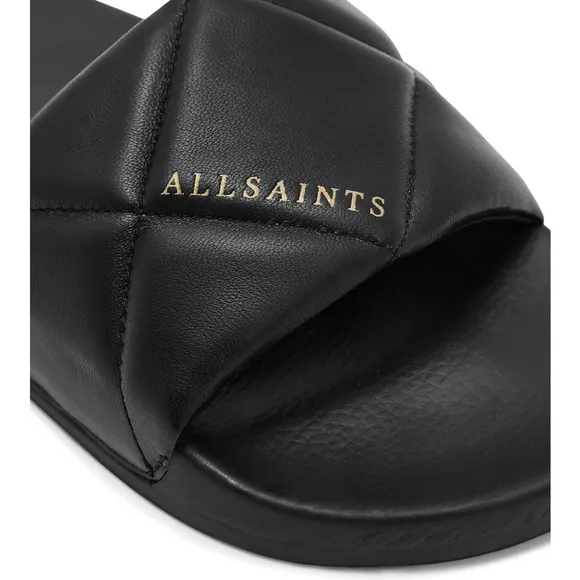 ALL SAINTS leather slides
