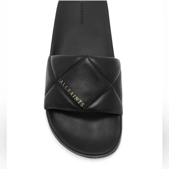 ALL SAINTS leather slides
