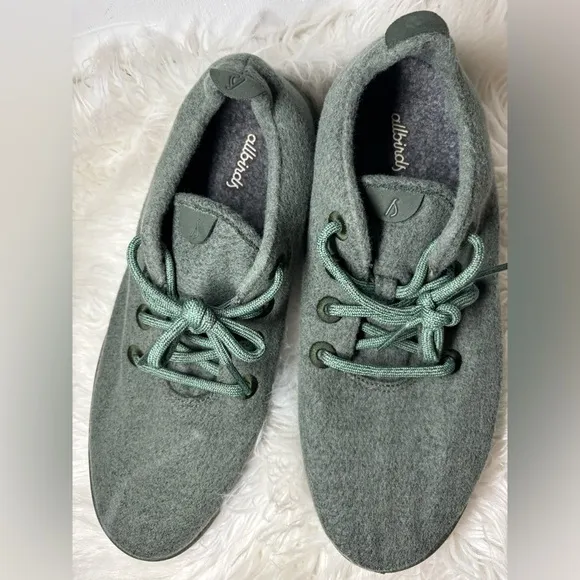 Allbirds Men’s Merino Wool Running Shoes Trainers in Matcha Green WR M11