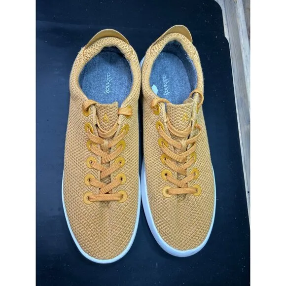 Allbirds Mens Tree Runners Golden Yellow Sneakers Size 12