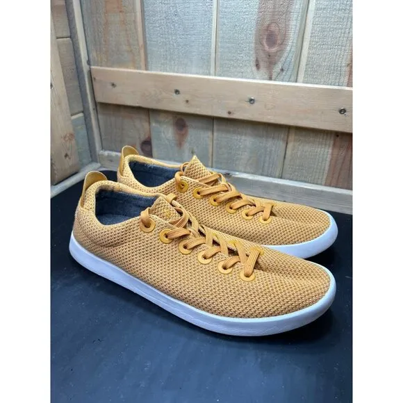 Allbirds Mens Tree Runners Golden Yellow Sneakers Size 12