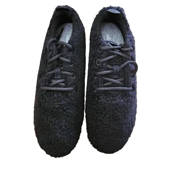 Allbirds Men's Wool Runner Fluff Natural Black Sneakers M11 New