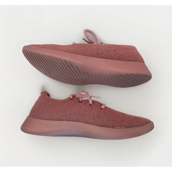 Allbirds Men's Wool Runners Size 9 Hazy Burgundy Running Athletic Sneakers