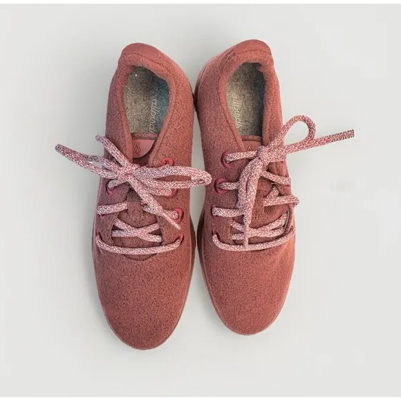Allbirds Men's Wool Runners Size 9 Hazy Burgundy Running Athletic Sneakers