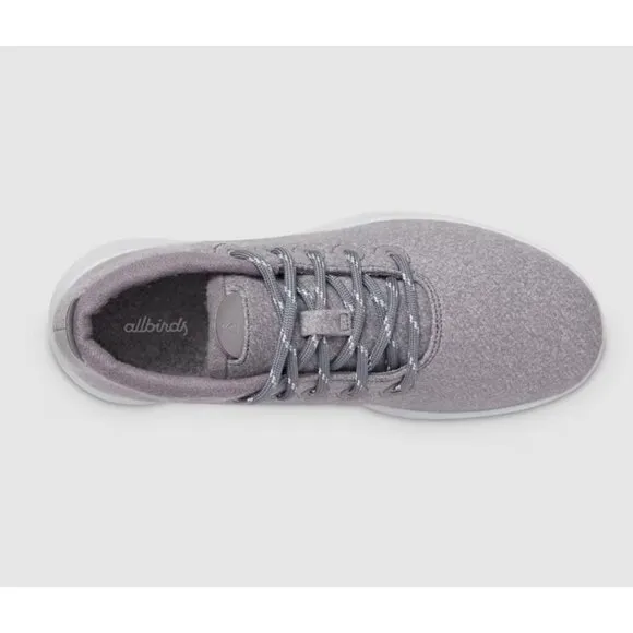 Allbirds Merino Wool Runner-Up Mizzle Sneakers W10 Medium Grey New