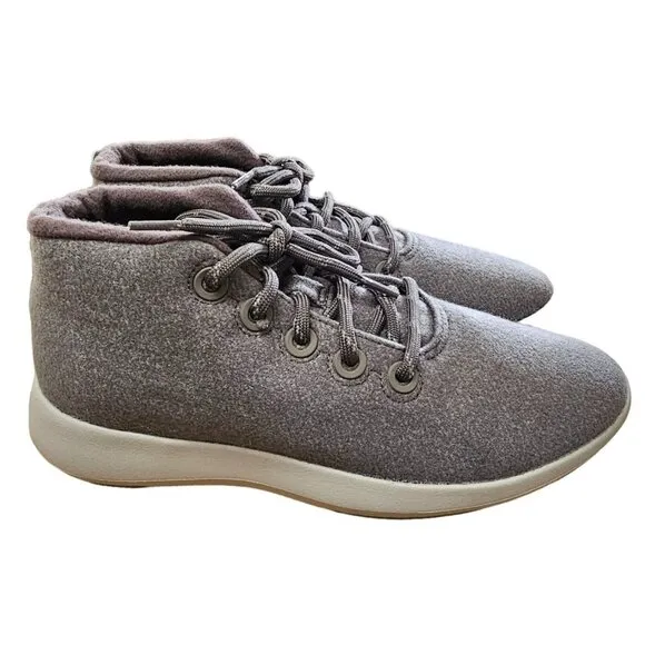 Allbirds Merino Wool Runner-Up Mizzle Sneakers W10 Medium Grey New