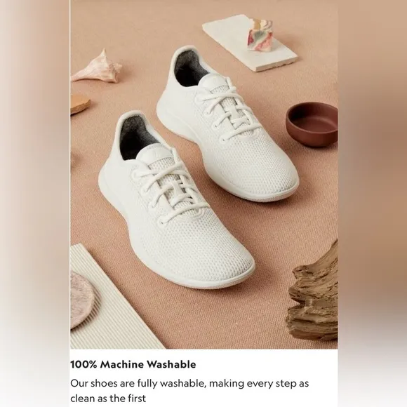 Allbirds Tree Runners Womens Lace Up Classic Sneakers Outdoor Active Shoes Sz 8