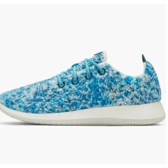 Allbirds Women 9 Wool Dasher 2 Fluff Thrive Teal Sneaker Deep‎ Emerald Sz 8