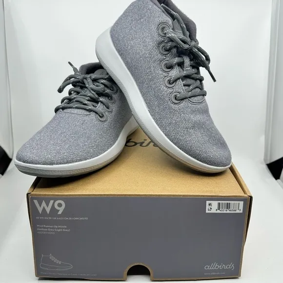 Allbirds Women's Wool Runner-Up Mizzle Sneakers Gray multipleSz