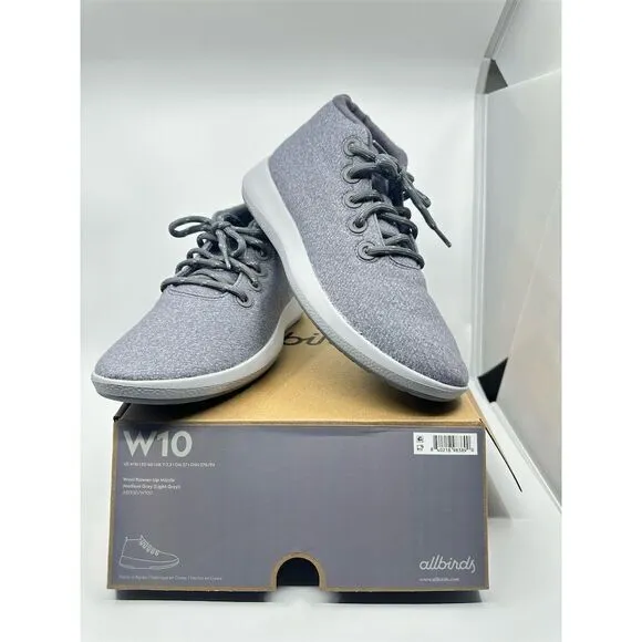 Allbirds Women's Wool Runner-Up Mizzle Sneakers Gray multipleSz