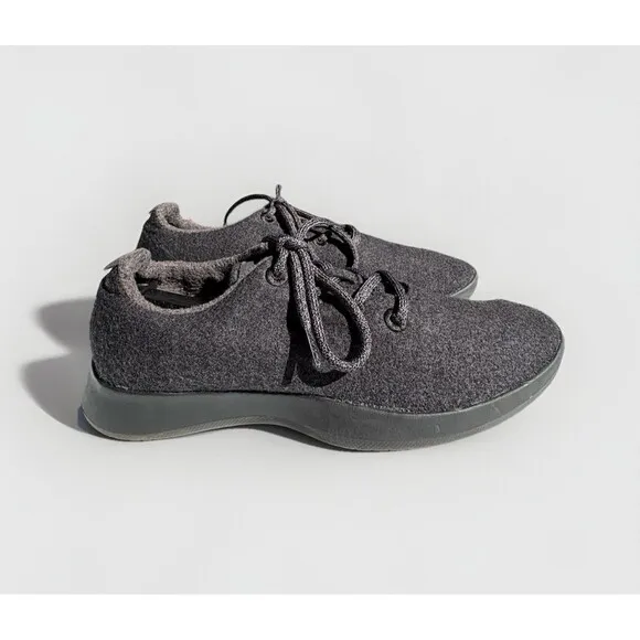 Allbirds Wool Runners Dark Sole Men’s Size 9 Charcoal Gray
