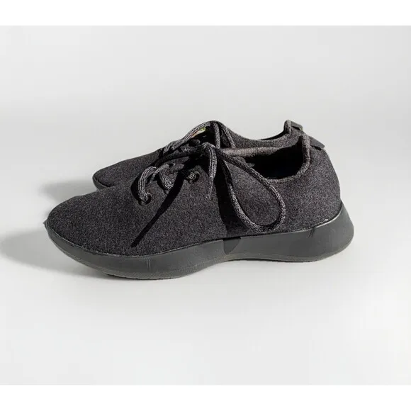 Allbirds Wool Runners Dark Sole Men’s Size 9 Charcoal Gray