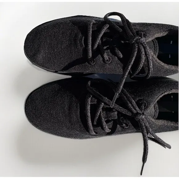 Allbirds Wool Runners Dark Sole Men’s Size 9 Charcoal Gray