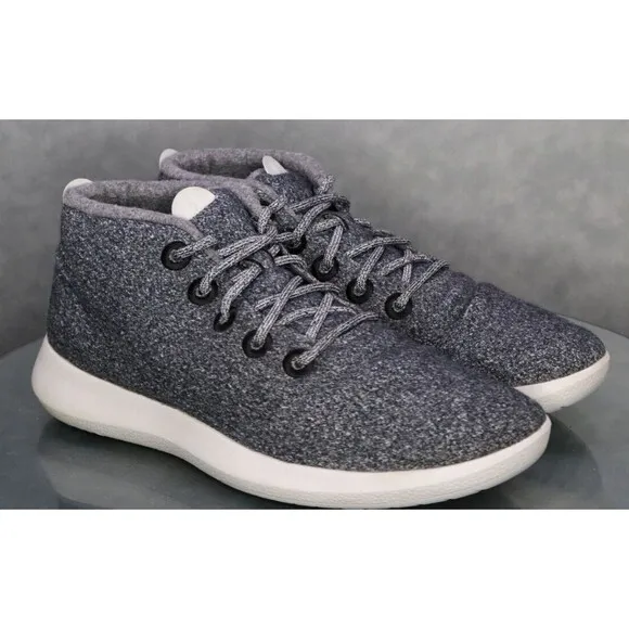 Allbirds WRUM Wool Runner Up Mizzle $120 Men's Mid Top Sneakers Shoes Sz 14 Gray