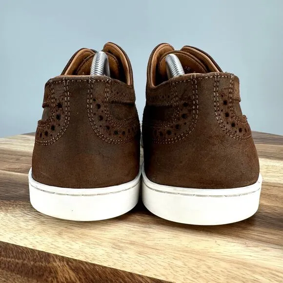 Allen Edmonds &quot;STRAND&quot; Men's 10 3E Extra Wide Brown Oxford Dress Sneakers