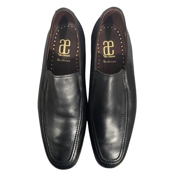 ALLEN EDMONDS BUCKTOWN BLACK SLIP-ON LOAFERS SHOES Men’s 9.5 3E
