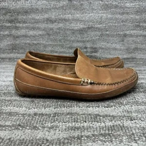 Allen Edmonds Interstate 90 Mens 10D Brown Loafers Driving Shoes Slip On Moc