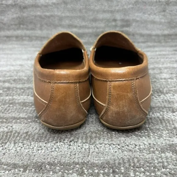 Allen Edmonds Interstate 90 Mens 10D Brown Loafers Driving Shoes Slip On Moc