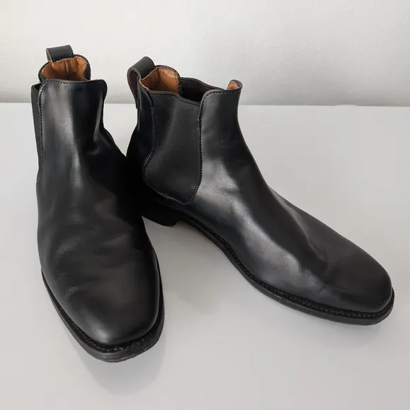 Allen Edmonds Liverpool Chelsea Boots size 10 black