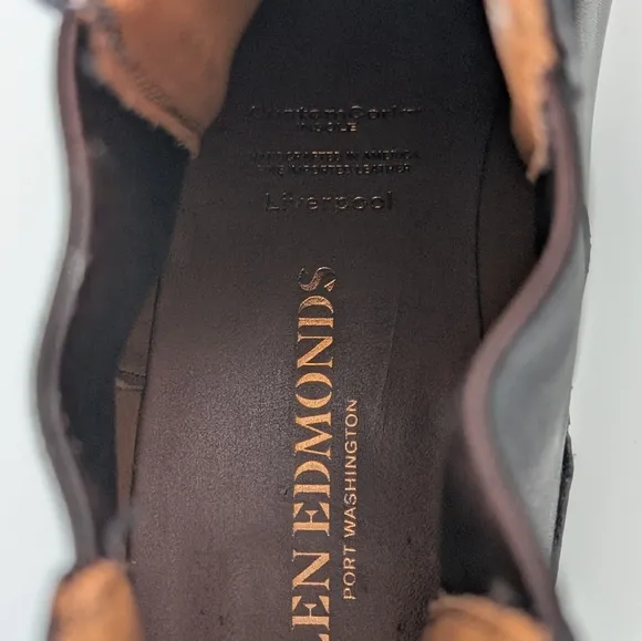 Allen Edmonds Liverpool Chelsea Boots size 10 black