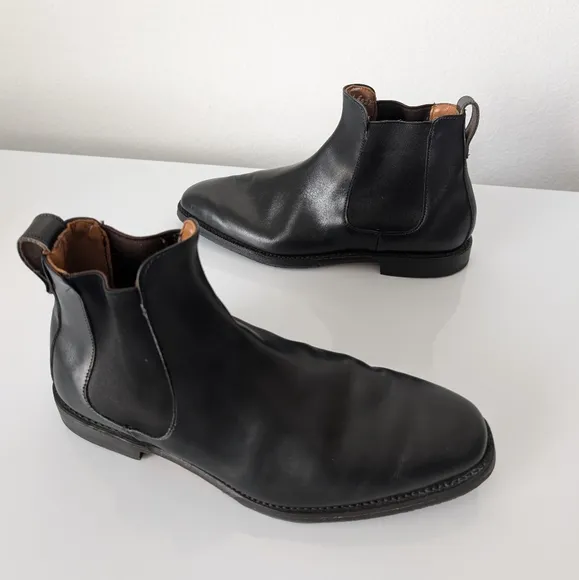 Allen Edmonds Liverpool Chelsea Boots size 10 black