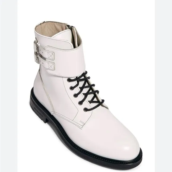 ALLSAINTS Brigade Hiker Boots in White Size 10