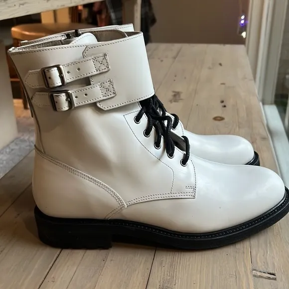 ALLSAINTS Brigade Hiker Boots in White Size 10