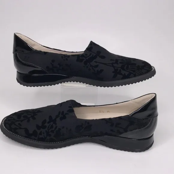AMALFI by Rangoni Black Eufemio Loafers sz 8.5