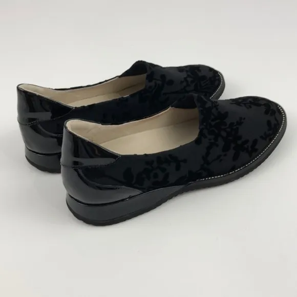 AMALFI by Rangoni Black Eufemio Loafers sz 8.5
