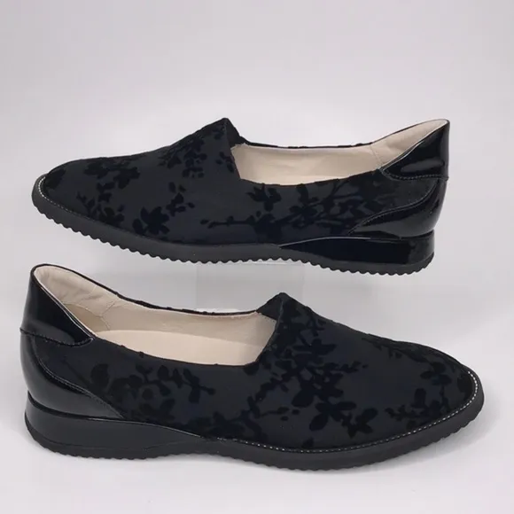 AMALFI by Rangoni Black Eufemio Loafers sz 8.5