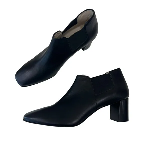 Amalfi by Rangoni FIRENZE Womens Sabino Black Leather Chelsea Boots SZ 9 Narrow