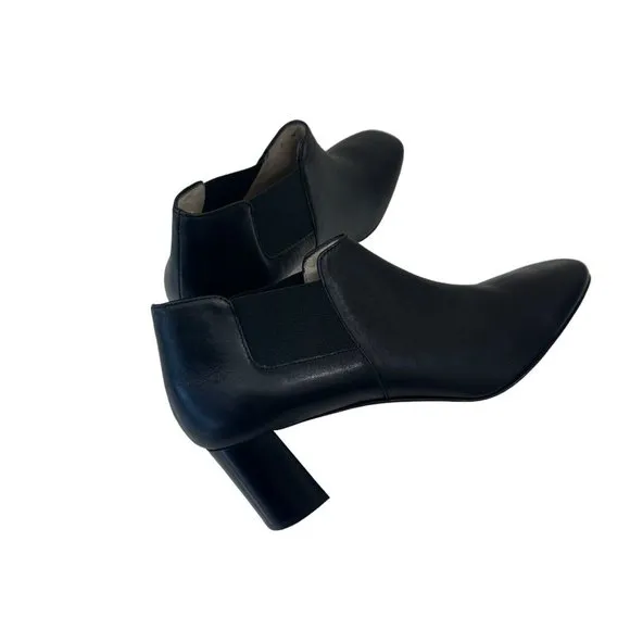Amalfi by Rangoni FIRENZE Womens Sabino Black Leather Chelsea Boots SZ 9 Narrow