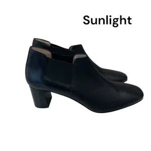 Amalfi by Rangoni FIRENZE Womens Sabino Black Leather Chelsea Boots SZ 9 Narrow